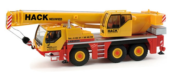 Herpa 157483: Liebherr mobile crane LTM 1045, Hack Autokrane