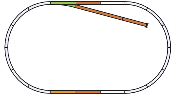Piko 55311: Track set B with roadbed