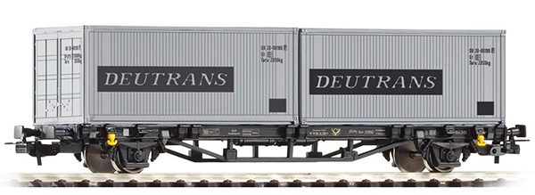 Piko 57747: Konteinervagun Lgs 579 koos konteineritega 'Deutrans'